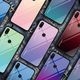 Hurtel Gradient Glass etui pokrowiec nakładka ze szkła hartowanego Xiaomi Redmi Note 7 czarno-niebieski uniwersalny 14