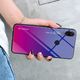 Hurtel Gradient Glass etui pokrowiec nakładka ze szkła hartowanego Xiaomi Redmi Note 7 czarno-niebieski uniwersalny 6