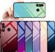 Hurtel Gradient Glass etui pokrowiec nakładka ze szkła hartowanego Huawei P30 Lite różowo-fioletowy uniwersalny 16