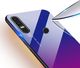 Hurtel Gradient Glass etui pokrowiec nakładka ze szkła hartowanego Huawei P30 Lite różowo-fioletowy uniwersalny 5