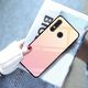Hurtel Gradient Glass etui pokrowiec nakładka ze szkła hartowanego Huawei P30 Lite różowo-fioletowy uniwersalny 10