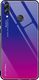 Hurtel Gradient Glass etui pokrowiec nakładka ze szkła hartowanego Huawei P Smart 2019 różowo-fioletowy uniwersalny 1