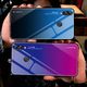 Hurtel Gradient Glass etui pokrowiec nakładka ze szkła hartowanego Huawei P Smart 2019 czarno-niebieski uniwersalny 3