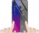 Hurtel Gradient Glass etui pokrowiec nakładka ze szkła hartowanego Huawei P Smart 2019 czarno-niebieski uniwersalny 9