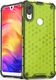 Hurtel Honeycomb etui pancerny pokrowiec z żelową ramką Xiaomi Redmi Note 7 czarny uniwersalny 6