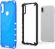 Hurtel Honeycomb etui pancerny pokrowiec z żelową ramką Xiaomi Redmi Note 7 czarny uniwersalny 8