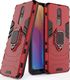 Hurtel Ring Armor pancerne hybrydowe etui pokrowiec + magnetyczny uchwyt Xiaomi Redmi 8A / Xiaomi Redmi 8 czerwony uniwersalny 1