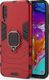 Hurtel Ring Armor pancerne hybrydowe etui pokrowiec + magnetyczny uchwyt Samsung Galaxy A70 czerwony uniwersalny 2