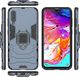 Hurtel Ring Armor pancerne hybrydowe etui pokrowiec + magnetyczny uchwyt Samsung Galaxy A70 niebieski uniwersalny 7