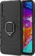 Hurtel Ring Armor pancerne hybrydowe etui pokrowiec + magnetyczny uchwyt Samsung Galaxy A70 czarny uniwersalny 2