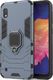 Hurtel Ring Armor pancerne hybrydowe etui pokrowiec + magnetyczny uchwyt Samsung Galaxy A10 niebieski uniwersalny 2
