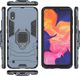 Hurtel Ring Armor pancerne hybrydowe etui pokrowiec + magnetyczny uchwyt Samsung Galaxy A10 niebieski uniwersalny 7