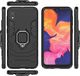 Hurtel Ring Armor pancerne hybrydowe etui pokrowiec + magnetyczny uchwyt Samsung Galaxy A10 czarny uniwersalny 8