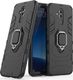 Hurtel Ring Armor pancerne hybrydowe etui pokrowiec + magnetyczny uchwyt Huawei Mate 20 Lite czarny uniwersalny 1