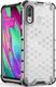 Hurtel Honeycomb etui pancerny pokrowiec z żelową ramką Samsung Galaxy A40 czerwony uniwersalny 2