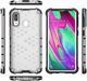 Hurtel Honeycomb etui pancerny pokrowiec z żelową ramką Samsung Galaxy A40 czerwony uniwersalny 9