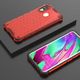 Hurtel Honeycomb etui pancerny pokrowiec z żelową ramką Samsung Galaxy A40 czerwony uniwersalny 10