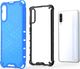 Hurtel Honeycomb etui pancerny pokrowiec z żelową ramką Samsung Galaxy A50 czarny uniwersalny 4