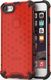 Hurtel Honeycomb etui pancerny pokrowiec z żelową ramką iPhone 8 / iPhone 7 czerwony uniwersalny 1