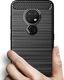 Hurtel Carbon Case elastyczne etui pokrowiec Nokia 7.2 / Nokia 6.2 czarny uniwersalny 4
