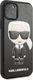 Karl Lagerfeld Karl Lagerfeld KLHCN58IKPUBK iPhone 11 Pro hardcase czarny/black Iconic Karl Embossed uniwersalny 3