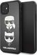 Karl Lagerfeld Karl Lagerfeld KLHCN61KICKC iPhone 11 hardcase czarny/black Karl & Choupette uniwersalny 1