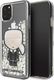Karl Lagerfeld Karl Lagerfeld KLHCN65GLGIRKL iPhone 11 Pro Max hardcase Ikonik Glitter Glow in the dark uniwersalny 1