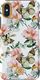 Kingxbar Kingxbar Blossom etui ozdobione oryginalnymi Kryształami Swarovskiego iPhone XS / iPhone X biały uniwersalny 1