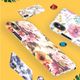 Kingxbar Kingxbar Blossom etui ozdobione oryginalnymi Kryształami Swarovskiego iPhone XS / iPhone X biały uniwersalny 11