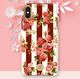 Kingxbar Kingxbar Blossom etui ozdobione oryginalnymi Kryształami Swarovskiego iPhone XS / iPhone X biały uniwersalny 8