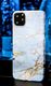 Kingxbar Kingxbar Marble Series eleganckie etui pokrowiec z nadrukiem marmur iPhone 11 Pro Max biały uniwersalny 2