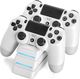 Snakebyte podwójna stacja ładująca TWIN:CHARGE 4 do padów PS4 biała 1