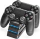 Snakebyte podwójna stacja ładująca TWIN:CHARGE 4 do padów PS4 czarna 1