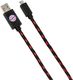 Kabel USB Snakebyte USB-A - microUSB 3 m Czerwony 2