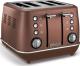 Toster Morphy Richards Morphy richards 240101Toaster Bronze, 4 slots 1