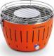 LotusGrill Grill turystyczny Węglowy Mini 26 cm x 26 cm pomarańczowy 1