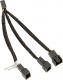 EK Water Blocks EK-Cable - trójnik 3-pin do wentylatorów - 10 cm (3831109867877) 2