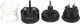 230V Adapter podróżny, CEE7 (vidlice)-zásuvka, czarny, Crown, do zagranicznego gniazda 1