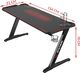 Biurko Ultradesk Space XXL Czerwone 154 cmx61 cm 5
