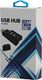 HUB USB USB (2.0) HUB 4-port, 335, czarna, wskaźnik LED 4