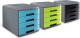 Arda organizer MyDesk szaro-czarny 4 szuflady (18P4PN) 1