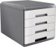 Arda organizer MyDesk szaro-biały 4 szuflady (18P4PB) 1