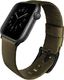 Uniq UNIQ pasek Mondain Apple Watch Series 4 44MM Genuine Leather oliwkowy/olive 1