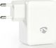 Ładowarka Nedis 2x USB-A 1x USB-C 4.8 A (WCHAU482AWT) 1