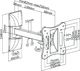 Cabletech Uchwyt ścienny LPA51-111 13'' - 27'' 2