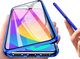 Dr. Fit Etui magnetyczne szklane Dr.Fit dwustronne do Xiaomi Mi 9 Niebieskie uniwersalny 1