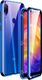 Dr. Fit Etui magnetyczne szklane Dr.Fit dwustronne do Xiaomi Redmi Note 7 Niebieskie uniwersalny 1