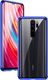 Dr. Fit Etui magnetyczne szklane Dr.Fit dwustronne do Redmi Note 8 Pro Niebieskie uniwersalny 1