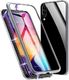 Dr. Fit Etui magnetyczne szklane Dr.Fit dwustronne do Galaxy A30S/A50/A50S Srebrne uniwersalny 1