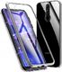 Dr. Fit Etui magnetyczne szklane Dr.Fit dwustronne do Huawei Mate 20 Lite Srebrne uniwersalny 1